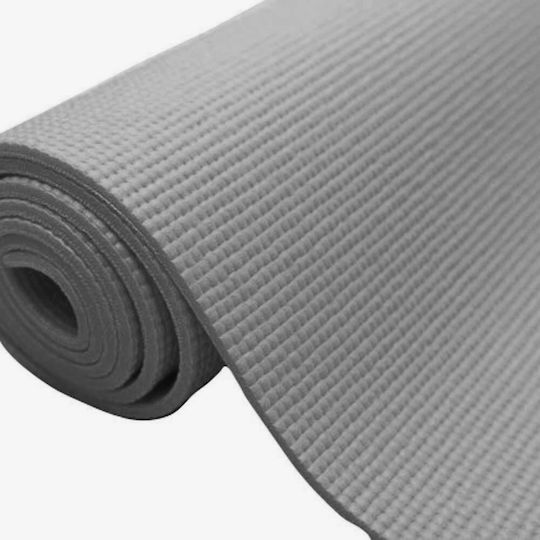 Αθλοπαιδιά Στρώμα Γυμναστικής Yoga Γκρι (173x61x0.3cm)