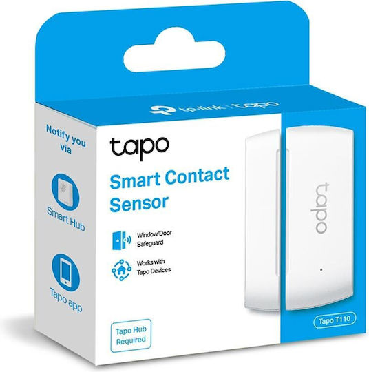 TP-LINK T110 v1 Ασύρματος Αισθητήρας Επαφής Wi-Fi & RF 868MHz 61.4x123x12.3mm
