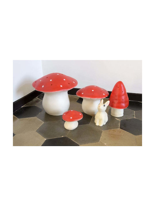 Egmont Led Kids Decorative Lamp Mushroom Large Red 29x29x30εκ.