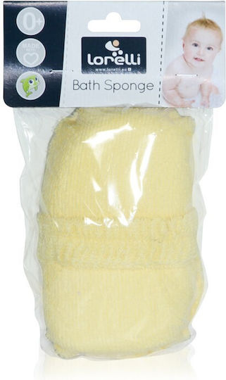 Lorelli Baby Bath Sponge Yellow 1pcs