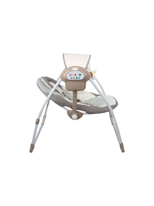 FreeOn Electric Baby Relax Swing Swing Relax with Music Gray for Child up to 9kg