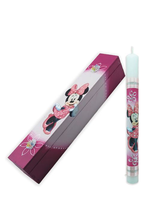 Minnie Easter Candle Disney Princess Round