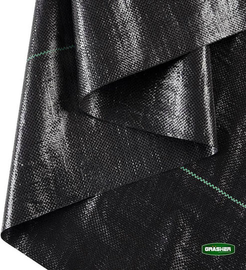 Grasher 103632 Ground Cover Fabric 95gr/m² 2x5m Black