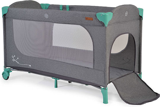 Cangaroo Skyglow Παρκοκρέβατο 2 Επιπέδων με Στρώμα Mint 125x62cm