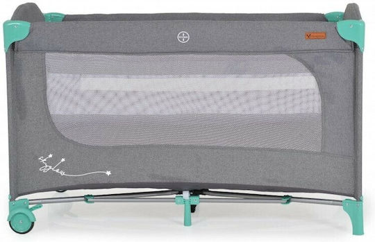 Cangaroo Skyglow Playpen 2 Levels with Mattress Pink 125x62cm