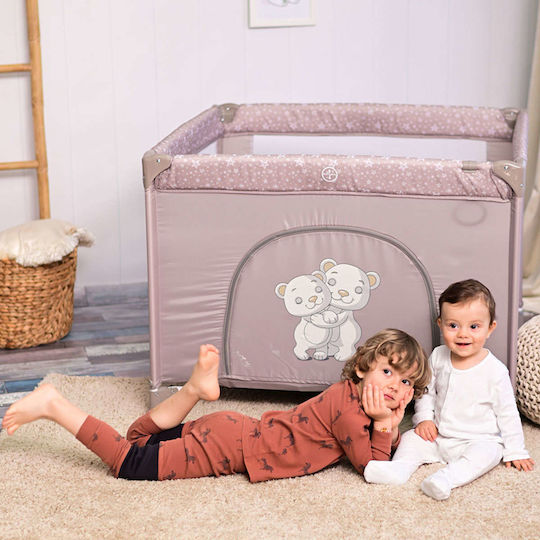 Lorelli Game Zone Park with Mattress Gray 100x100cm