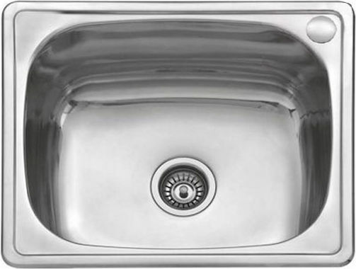 Karag BL 613 BL613 Drop-In Sink Inox Satin W60xD50cm Silver