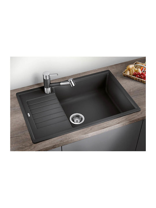 Blanco ZIA XL 6 S Compact 527397 Drop-In Chiuvetă din Granit Sintetic L78xW50cm Volcano Grey