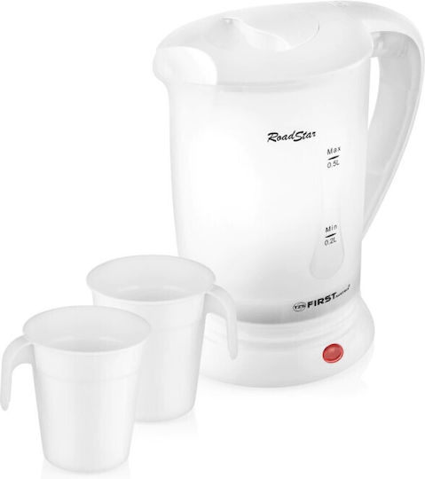 First Austria Βραστήρας Ταξιδίου 500ml 700W Λευκός