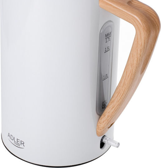 Adler Βραστήρας 1.7lt 1347W Λευκός