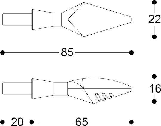 Barracuda Flash Motorcycle LED 2pcs