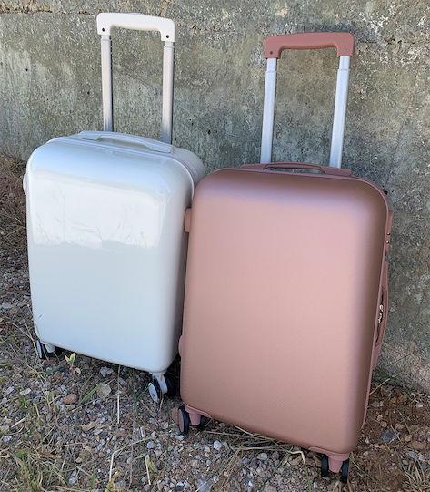 Riniotis Valiză Trolley De Botez Off White 35x22x55 cm