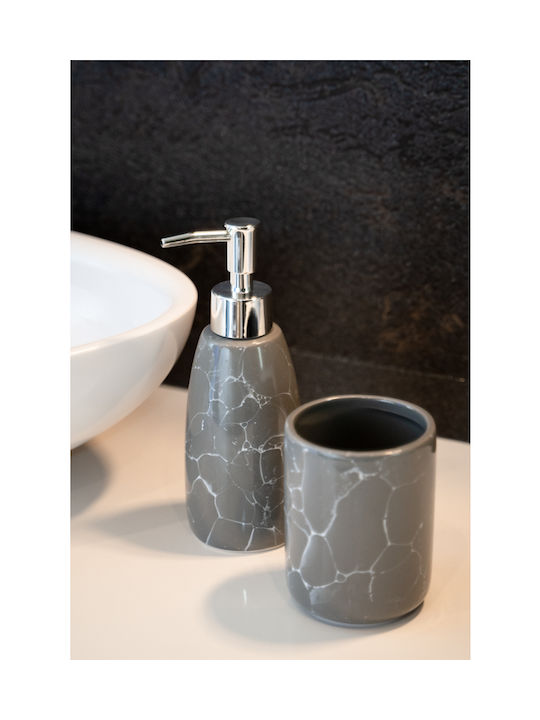 General Trade Tabletop Ceramic Dispenser Gray