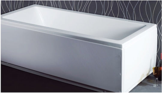 Sanitec Quadra 532 Μπανιέρα Ακρυλική 170x80x60cm