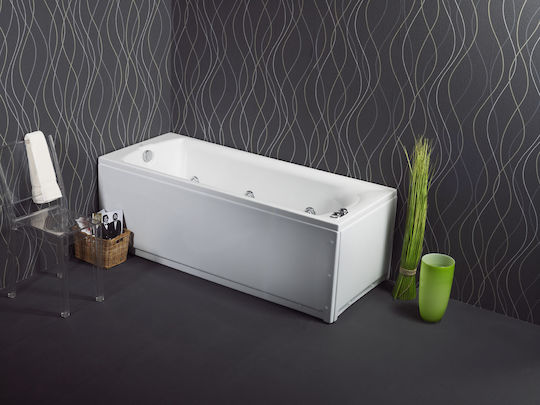 Sanitec Rosa 550 Μπανιέρα Ακρυλική 150x70x60cm