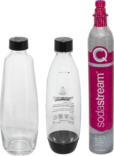 Sodastream Duo Titan Σετ Παρασκευής Σόδας 4τμχ Μαύρο