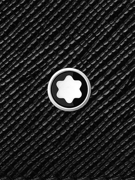 Sartorial Δερμάτινο Ανδρικό Πορτοφόλι Καρτών Μαύρο