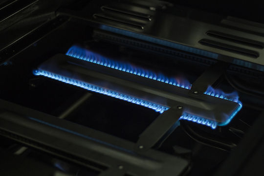 Sahara BBQ X450 Газово Барбекю Чугунена Решетка 68брx49брсм. с 4 бр 18.7кВт и Страничен Нагревател