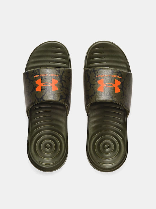 Under Armour Ansa Fixed Ανδρικά Slides Χακί