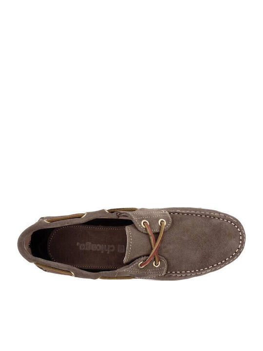 Men's Suede Boat Shoes Puro