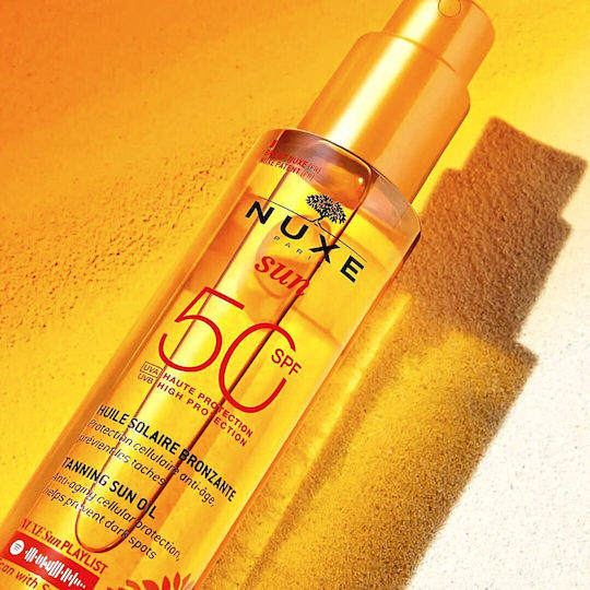 Nuxe Sun Αντηλιακό Λάδι Προσώπου SPF50 σε Spray 150ml