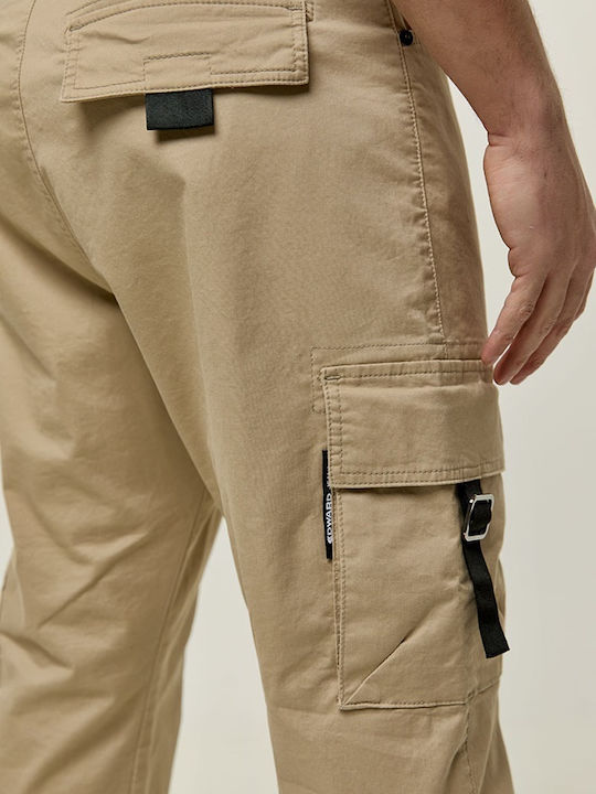 Hose Cargo Elastisch Beige