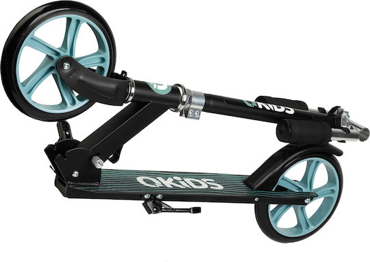 Qkids Παιδικό Πατίνι Αναδιπλούμενο Qkids Weiss Δίτροχο Μαύρο