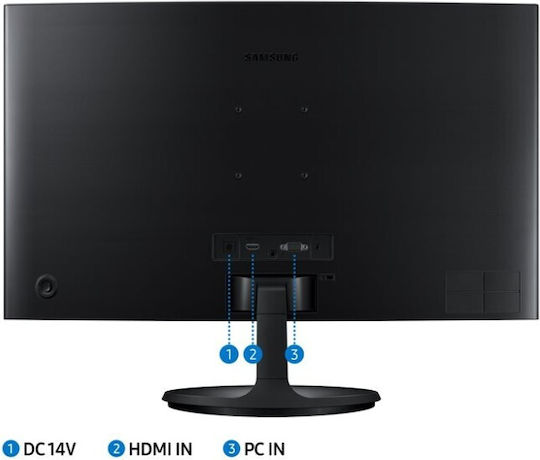 Samsung S27C364EAU VA Curved Monitor 27" FHD 1920x1080 με Χρόνο Απόκρισης 4ms GTG