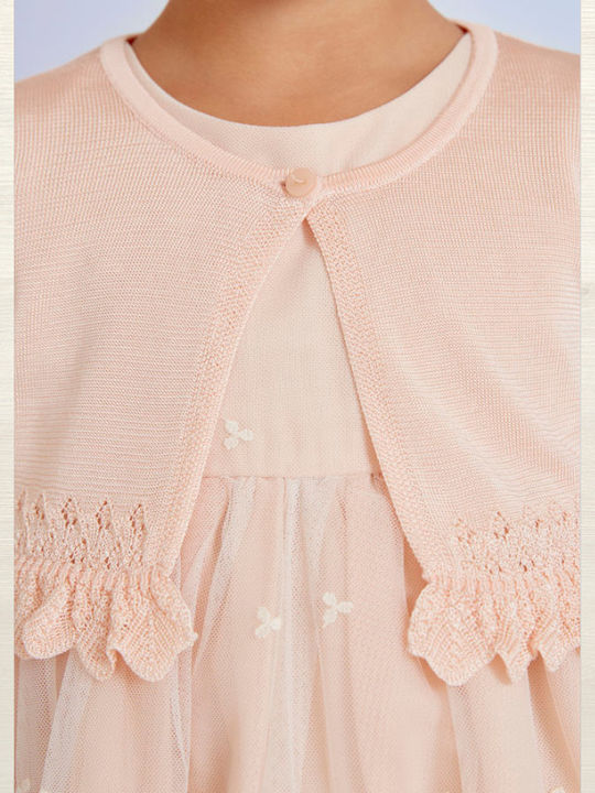 Kids Bolero Knitted Orange