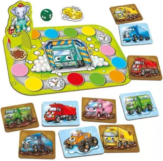 Επιτραπέζιο Παιχνίδι Mucky Trucks για 2-4 Παίκτες 3+ Ετών (FR) Orchard