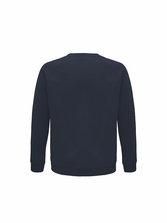 Суитшърт унисекс, органичен "Грозен коледен пуловер, всичко, което искам за Коледа е ΠΑΣΟК" Френска морска