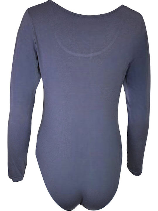 Wrap-Around Bodysuit pentru femei Anthracite