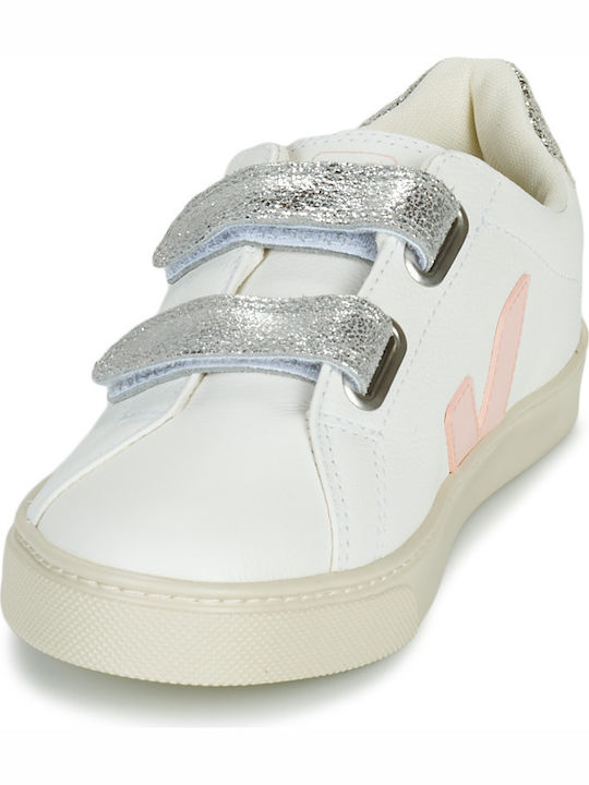 Kinder Sneakers mit Klettverschluss Weiß