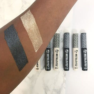 W7 Cosmetics Metal Eyez Сенки за Очи в Течна Форма Бяла гореща 8мл