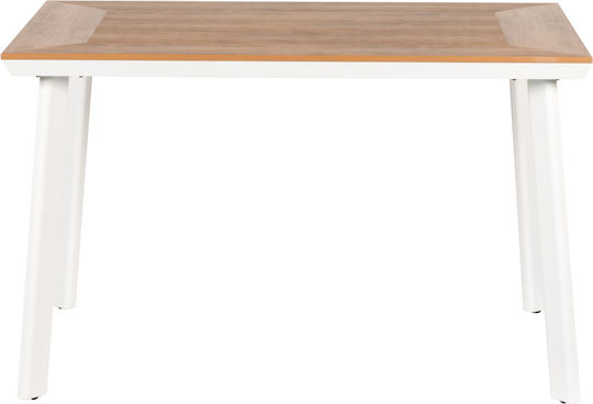 Table Epupa Free Standing 120x80x73cm White / walnut