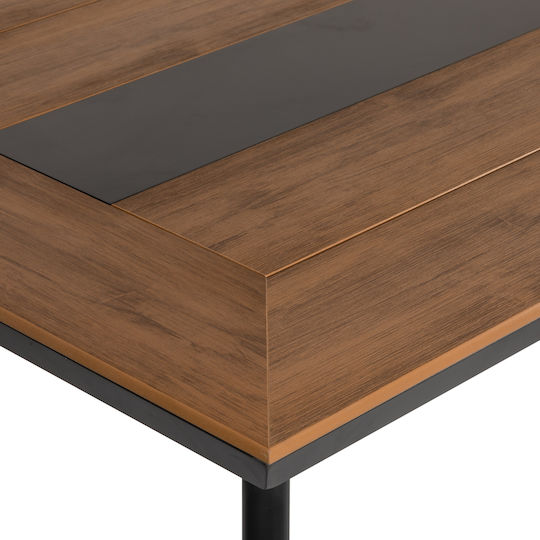 Tisch Stabil Ruacana Grey / Walnut 200x90x73cm