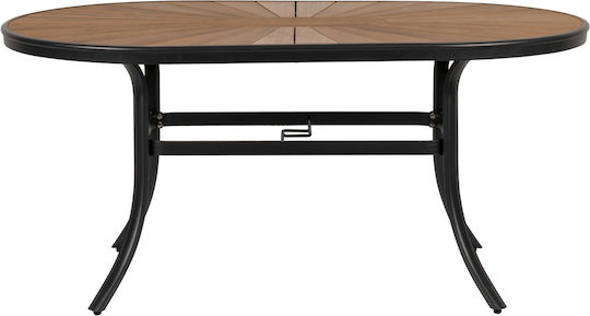 Table Rusumo Free Standing 150x90x73cm Grey / walnut