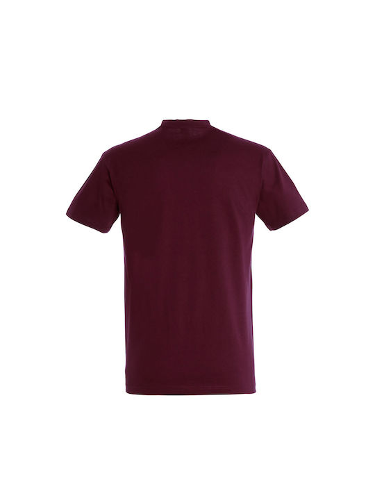 Tricou Unisex "Inima CPU" Burgund