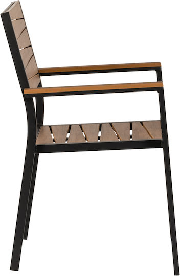 Stuhl Ouzoud Grey / Walnut 14840028 57x57x84cm Stuhl Ouzoud Grey / Walnut 14840028 57x57x84cm