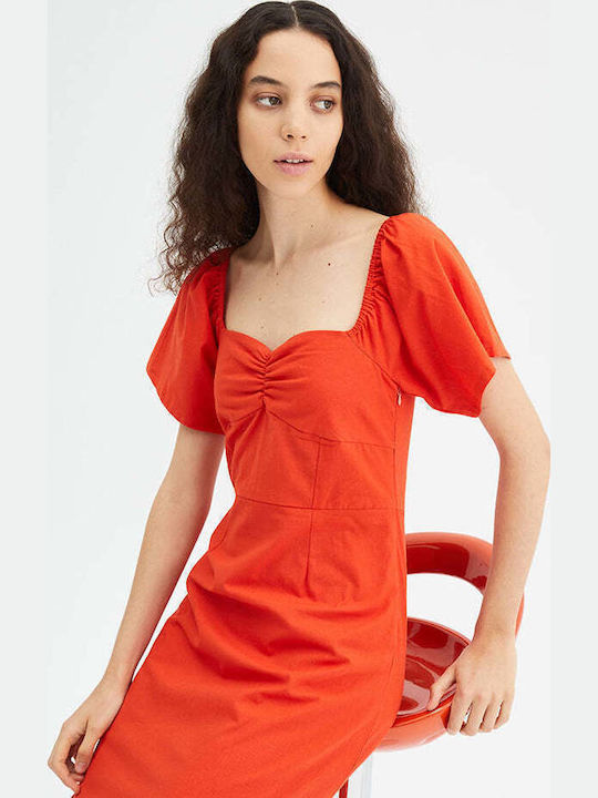 Summer Midi Dress Red