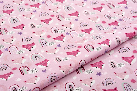 Dimcol Set Cearceafuri Pentru Copii Single Fox 525 Roz 160x240cm Dimcol Set Cearceafuri Pentru Copii Single Fox 525 Roz 160x240cm