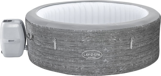 Lay-Z-Spa Round Inflatable Swimming Pool with Hydromassage 196x66cm