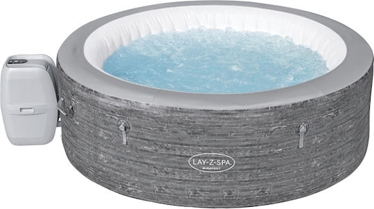 Lay-Z-Spa Round Inflatable Swimming Pool with Hydromassage 196x66cm