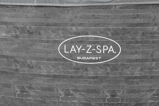 Lay-Z-Spa Round Inflatable Swimming Pool with Hydromassage 196x66cm