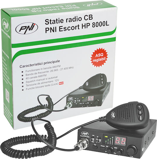 PNI HP8000L CB Αυτοκινήτου με Μονόχρωμη Οθόνη