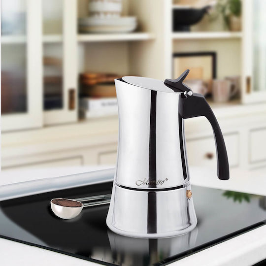 Maestro Maestro Espresso Pot 2 Cups Silver
