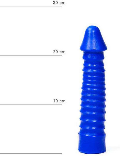 All Black Dingus Dildo Μπλε 27cm