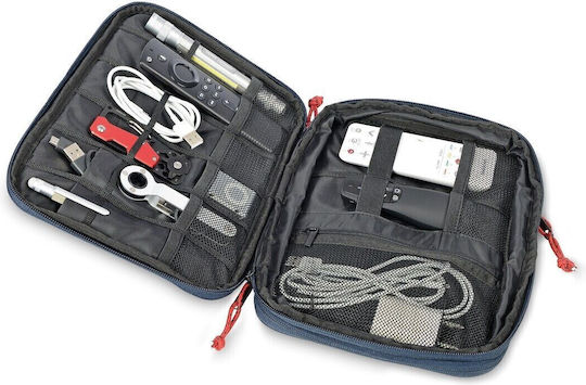 Troika Go Urban Tech Tasche Kabelmanagement Blau BGO34 1Stück