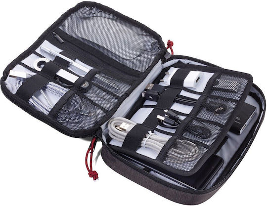 Troika Business Tech Pouch Cable Bag Gray BBG54 1 Piece