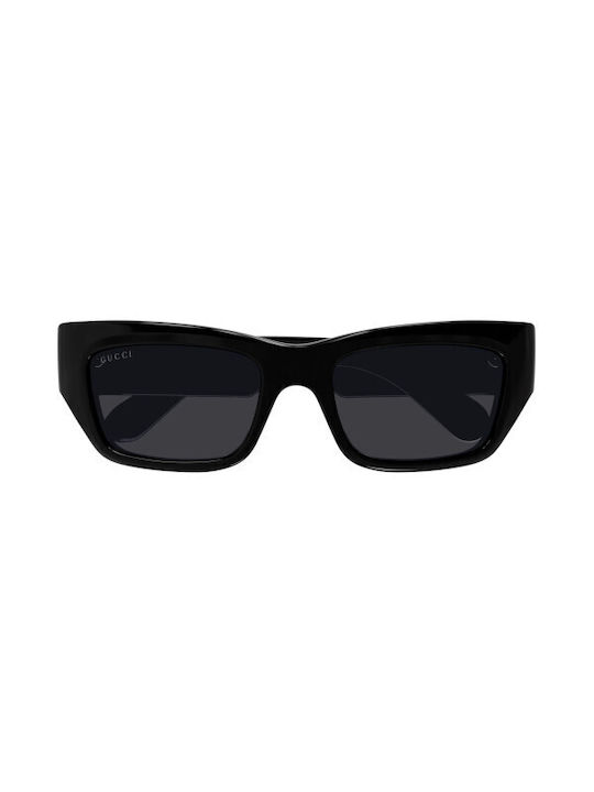 Gucci Sonnenbrillen mit Schwarz Rahmen und Schwarz Linse GG1296S 001